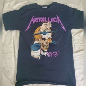 Metallica Damaged Justice band shirt, men's size small